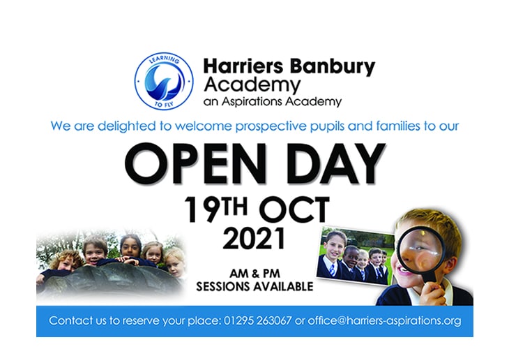 Open Day poster 19-10-21